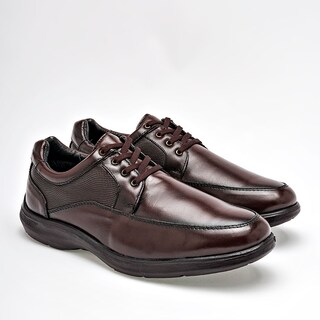 Foto 2 | Foto 2 | Mas Descanso Zapato Casual Para Hombre Café Piel De Borrego
