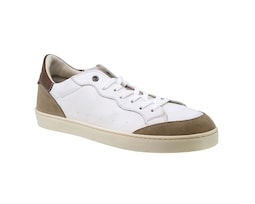 Sneaker Casual de Piel Triples Edric 36053 Blancos para Hombre