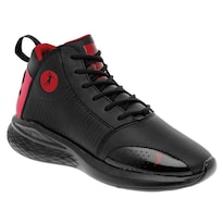 Tenis Deportivo Apoort Color  Negro Rojo Para Hombre