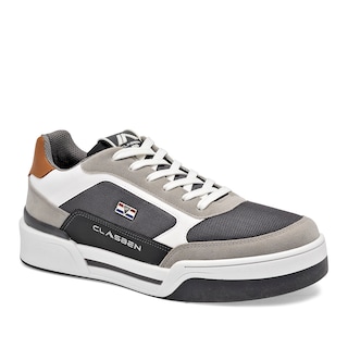 Foto 1 | Foto 1 | Tenis Urbanos Clasben Grises con Blanco para Hombre