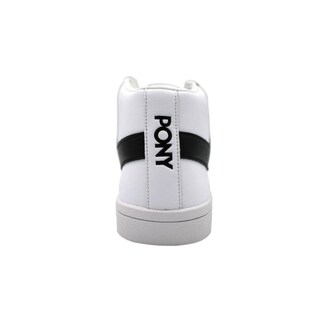 Foto 4 | Foto 4 | Tenis Pony Top Star Hi Panda Eye Unisex Bota Casual Moda Blanco