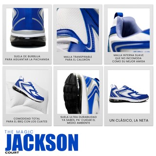 Foto 7 | Foto 7 | Court Jackson Tenis Ultra Cómodo Para Hombre Transpirable Marca