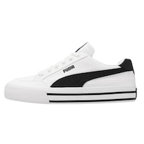 Tenis Puma Court Classic Vulc Casual Juvenil Blanco para Hombre