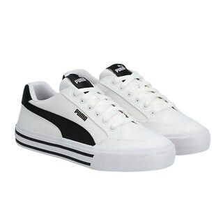 Foto 2 | Foto 2 | Tenis Puma Court Classic Vulc Casual Juvenil Blanco para Hombre