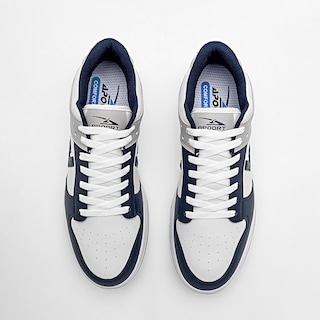 Foto 3 | Foto 3 | Apoort Tenis Urbano Para Hombre Blanco Marino Gris