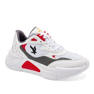 Foto 1 | Foto 1 | American Fire Tenis Urbano Para Hombre Blanco Gris Rojo