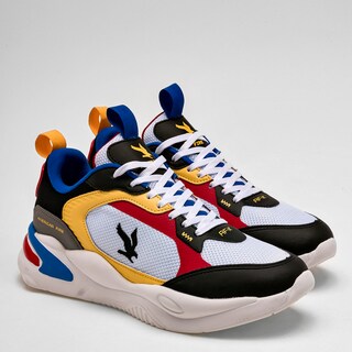 Foto 2 | Foto 2 | American Fire Tenis Urbano Para Hombre Blanco Multicolor