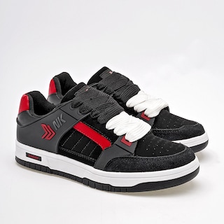 Foto 2 | Foto 2 | Newk Tenis Urbano Para Hombre Negro Rojo