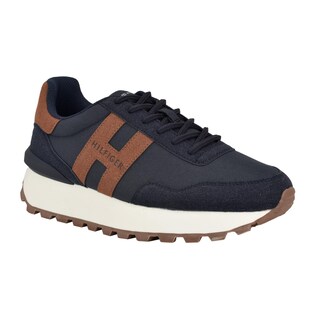 Foto 6 | Foto 6 | Zapatilla Tommy Hilfiger Gani Para Hombre, Color Azul Marino/coñac, Talla 13 - Venta Internacional.