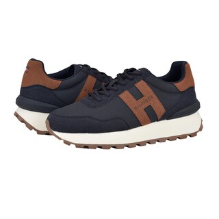 Foto 1 | Foto 1 | Zapatilla Tommy Hilfiger Gani Para Hombre, Color Azul Marino/coñac, Talla 11.5us - Venta Internacional.