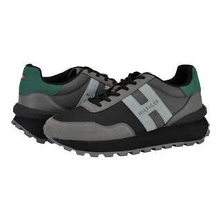Foto 1 | Foto 1 | Zapatilla Tommy Hilfiger Gani Para Hombre En Color Gris/negro, Talla 10.5us - Venta Internacional.