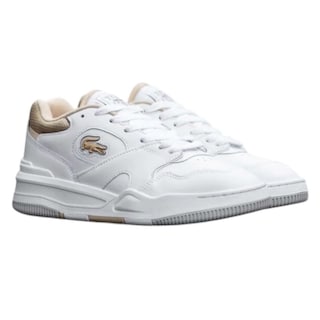 Foto 1 | Foto 1 | Tenis Lacoste Lineshot Blanco Talon Café Claro