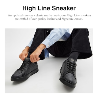 Foto 2 | Foto 2 | Sneaker Coach High Line Negro de Cuero para Hombre - Venta Internacional