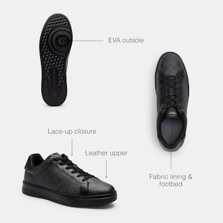 Foto 3 | Foto 3 | Sneaker Coach High Line Negro de Cuero para Hombre - Venta Internacional