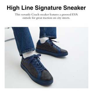 Foto 2 | Foto 2 | Zapatilla Coach High Line Azul para Hombre - Venta Internacional