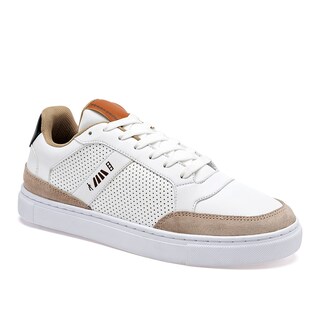 Foto 1 | Foto 1 | Mora Urban Tenis Urbano Para Hombre Blanco Camel Negro Cod.132581