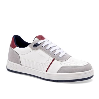 Foto 1 | Foto 1 | Rodrisan Tenis Urbano Para Hombre Blanco Gris Vino Cod.132772