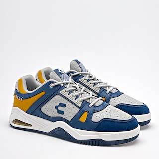 Foto 2 | Foto 2 | Charly Tenis Urbano Para Hombre Marino Gris Amarillo Cod.129635