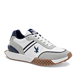Foto 1 | Foto 1 | American Fire Tenis Urbano Para Hombre Blanco Gris Marino Cod.133798