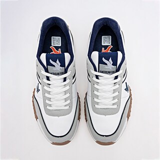 Foto 3 | Foto 3 | American Fire Tenis Urbano Para Hombre Blanco Gris Marino Cod.133798