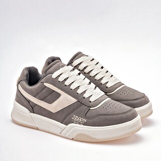 Foto 2 | Foto 2 | Clasben Tenis Urbano Para Hombre Gris Beige Cod.131973