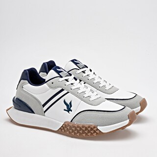 Foto 2 | Foto 2 | American Fire Tenis Urbano Para Hombre Blanco Gris Marino Cod.133798