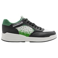 Tenis Con Cordones Exterior Piel Vegana Color Negro Para Hombre De Rbcollection