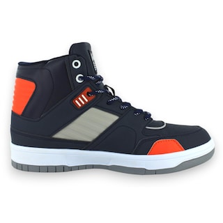 Foto 3 | Foto 3 | Tenis Casual Azul Marino Naranja Hombre 25bosse Newk