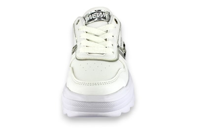Foto 4 | Foto 4 | Tenis Casual Blanco Plata Mujer Tauret Newk