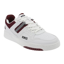 Tenis K-swiss Match Rival Para Hombre Color Blanco/vino