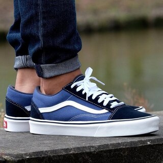 Foto 7 | Foto 7 | Tenis Vans Old Skool - 0d3hnvy - Azul Acero - Unisex Azul Acero