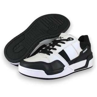 Foto 1 | Foto 1 | Tenis Casual Blanco Negro Mujer Canter Newk