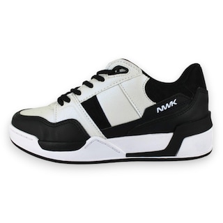 Foto 2 | Foto 2 | Tenis Casual Blanco Negro Mujer Canter Newk