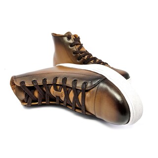 Foto 3 | Foto 3 | Tenis Botín Dasalo de Piel Vacuno color Miel para Hombre