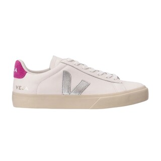 Foto 1 | Foto 1 | Tenis Veja De Campo Color Blanco Con Logo Plateado Y En La Parte Trasera Gamuza En Color Fucsia