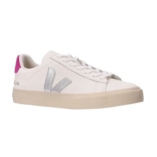 Foto 2 | Foto 2 | Tenis Veja De Campo Color Blanco Con Logo Plateado Y En La Parte Trasera Gamuza En Color Fucsia