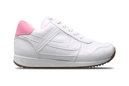 Tenis Mujer Panam Jogger Blanco Rosa
