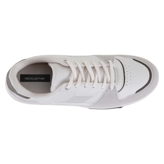 Foto 4 | Foto 4 | Tenis Con Cordones Exterior Piel Vegana Color Beige Para Hombre De Rbcollection