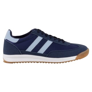 Foto 2 | Foto 2 | Tenis Con Cordones Exterior Piel Vegana Color Azul Para Hombre De Rbcollection