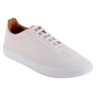 Foto 1 | Foto 1 | Tenis Con Cordones Exterior Piel Vegana Color Beige Para Hombre De Rbcollection