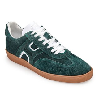 Foto 1 | Foto 1 | Tenis Atacama Billie Gamuza Verde De Piel Forro Vacuno