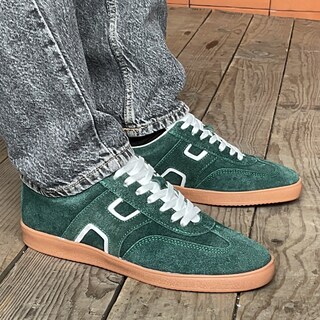 Foto 2 | Foto 2 | Tenis Atacama Billie Gamuza Verde De Piel Forro Vacuno