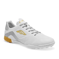 Furia Tenis Deportivo Para Hombre Blanco Plata