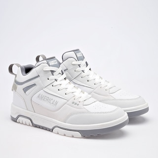 Foto 2 | Foto 2 | American Fire Tenis Urbano Para Hombre Blanco Gris