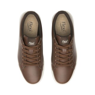 Foto 4 | Foto 4 | Tenis Flexi Casuales 415301 color Marrón de Piel para Hombre