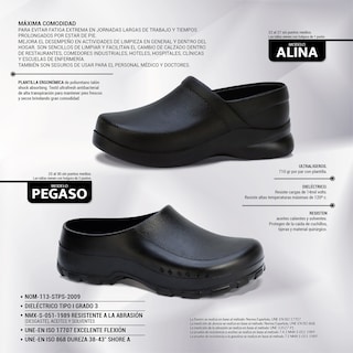Foto 3 | Foto 3 | Zapatos Antiderrapante SFB Pegaso color Negro