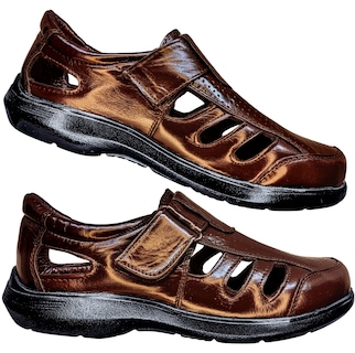 Foto 5 | Foto 5 | Sandalias de Piel De Borrego Cómodo Para Pie Delicado para Hombre