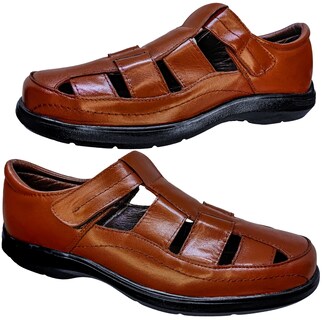 Foto 2 | Foto 2 | Sandalias En Piel De Borrego Cómodo Para Pie Delicado para Hombre