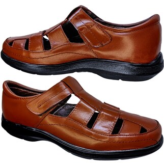 Foto 3 | Foto 3 | Sandalias En Piel De Borrego Cómodo Para Pie Delicado para Hombre