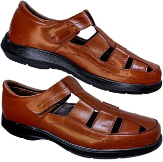 Foto 5 | Foto 5 | Sandalias En Piel De Borrego Cómodo Para Pie Delicado para Hombre